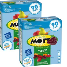 Fruit Snacks, Assorted Flavors, 0.8 oz Pouches, 90 Count (2 Pack)