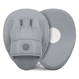 Lions Target Focus Pads - Martial Arts Punching Training Hand Punch Mitts (Classic Grey)