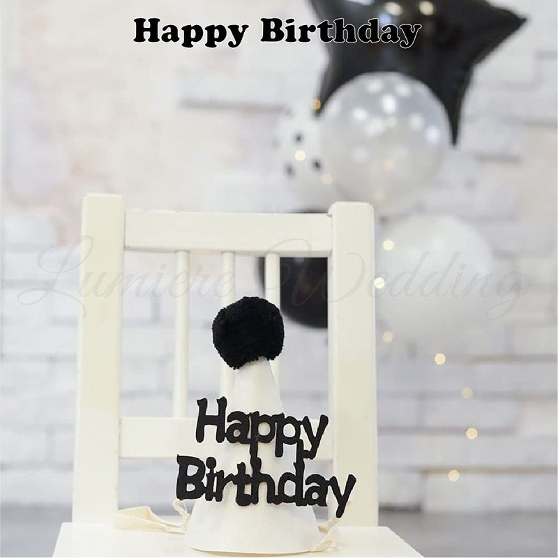 Lumierechat a-b1775 Birthday Hat, Triangular Hat, Baby Kids, Children, Decoration,