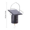 TOPINCN Wind Spinner Motor Solar Powered Mobile Rotating, Solar Powered