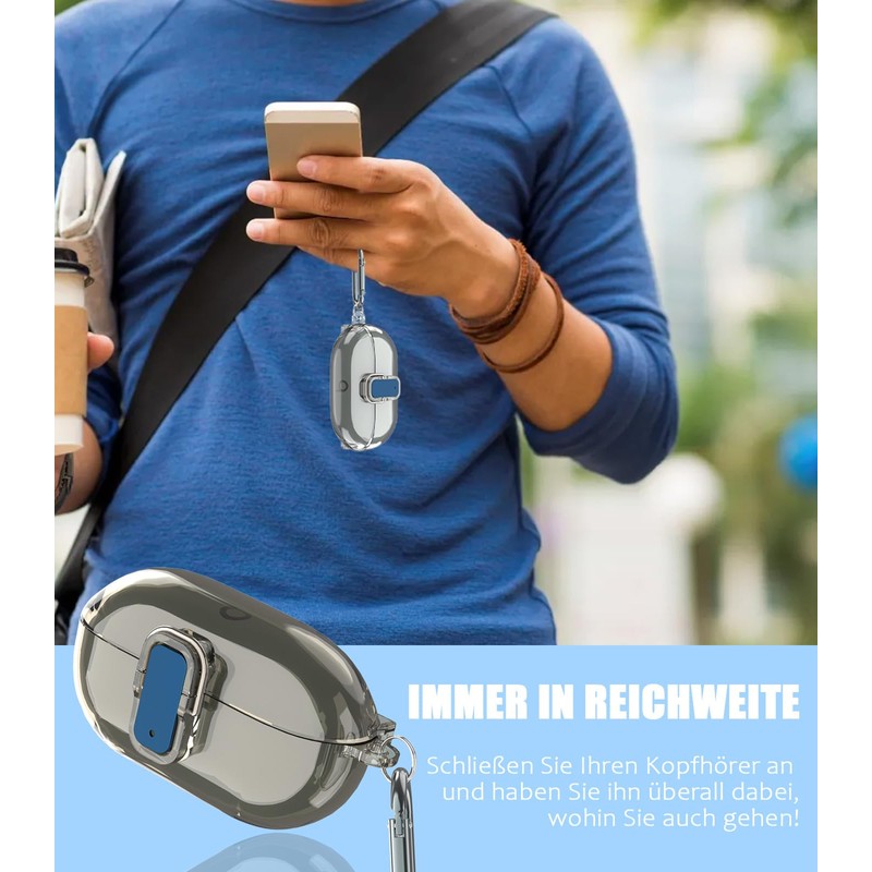 For Beats Solo Buds (2024) Case, TPU Thin Shockproof Lockable