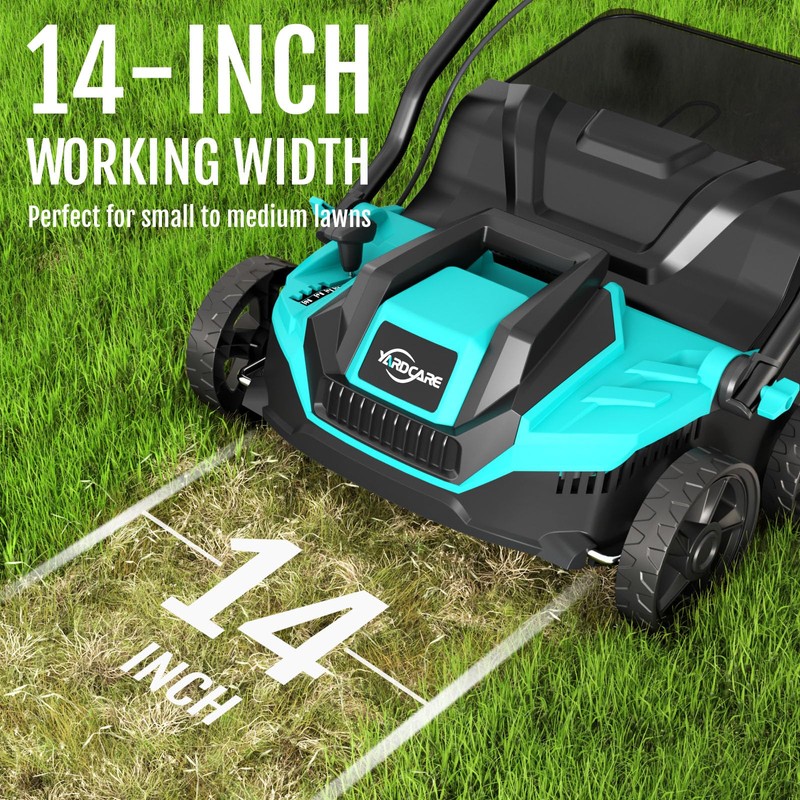 2-in-1 Scarifier and Dethatcher – Deep Soil Revitalization with High-Torque