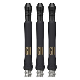 Target Darts Phil Taylor Gen 11 Power 9-Five Shafts, Raw Power Titanium Dart Shafts Pack of 3 | Phil Taylor G11 Black Shaft Set, Professional Dart Accessories - Length: Intermediate
