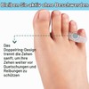 Welnove Pack of 10 Bunion Correction, Toe Separators with 2