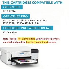 936e 936XL Ink Cartridges Combo Pack with Chip High Yield Replacement for HP 936e 936XL Ink Cartridge Work for OfficeJet Pro 9120e 9125e 9135e 9110b 9130b 9128e 9130b 9122e Wide Format 9730e (4PACK)