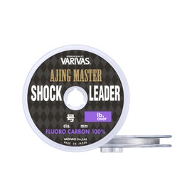 Varivas Ajing Master Shock Leader, Fluorocarbon 98.4 ft (30 m), No. 0.5 (2 lb.Over)