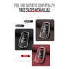 TECART Metal flip Key Fob Cover Fit for Chevy Camaro