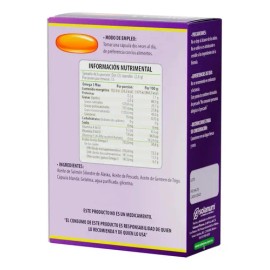 Solanum Omega 3 Salmón De Alaska + Vitam A, D, E, 30caps Sfn Sabor Sin sabor