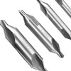 QWORK® 7-Piece Centre Drill Bit 1/1.5/2/2.5/3/4/5 mm, 60 Degree Lathe