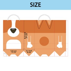 12PCS Blue Dog Party Gift Bags Blue Dog Birthday Party Supplies, Blue Dog Party Decoration