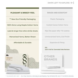 Mayfair Linen 100% Egyptian Cotton Sheets California King Size - 600 Thread Count 4 PC Luxury Sheets Cal King Size, Soft, Cooling Hotel Luxury Bed Sheets & Pillowcases, Fits Mattress upto 18" - Silver