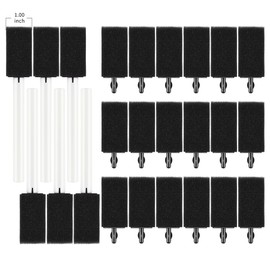 XDT Sponge Paint Brushes 24Pcs 1Inch, Disassemblable Foam Brushes for Painting, Staining & Crafting Art Paint Sponges Set