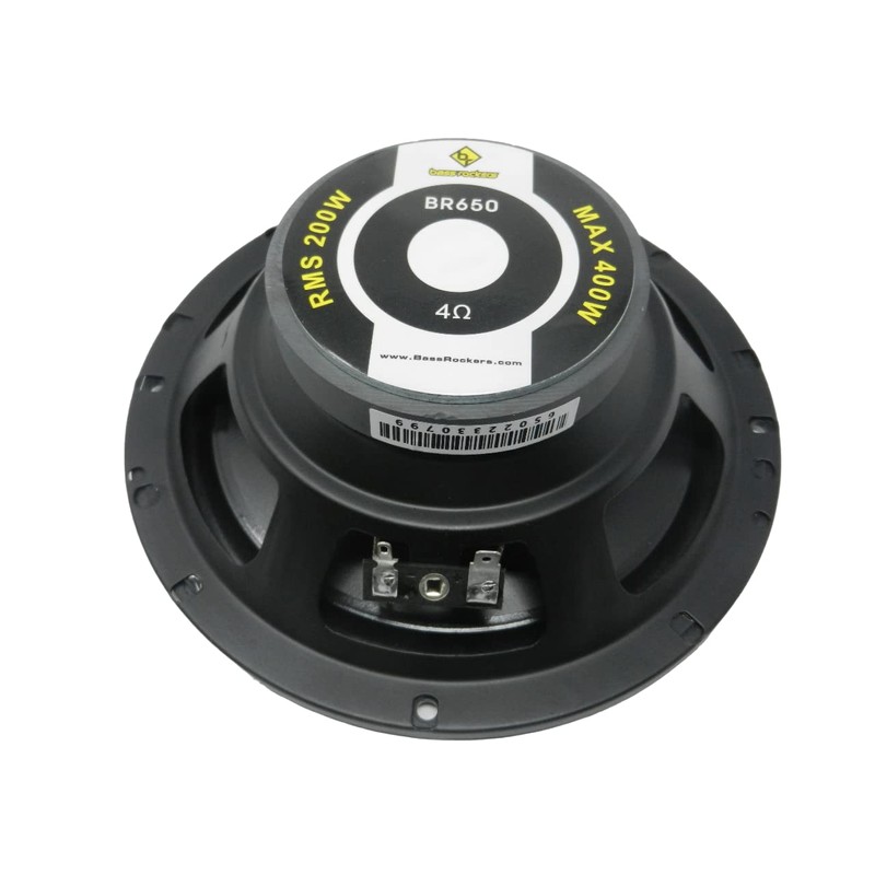 Bass Rockers BR650 6.5" 2-Way Car Audio Coaxial Speakers |