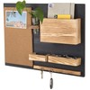 MyGift 25 x 19 Inch Wall Mounted Dual Tone Solid