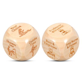 Valentines Day Gifts for him her Anniversary Wedding Funny 2pcs Date Night Ideas Gifts for Boyfriend Couple Bedroom Games Naughty Dice Set Mens Christmas Engagement Gifts for Husband Wife Her