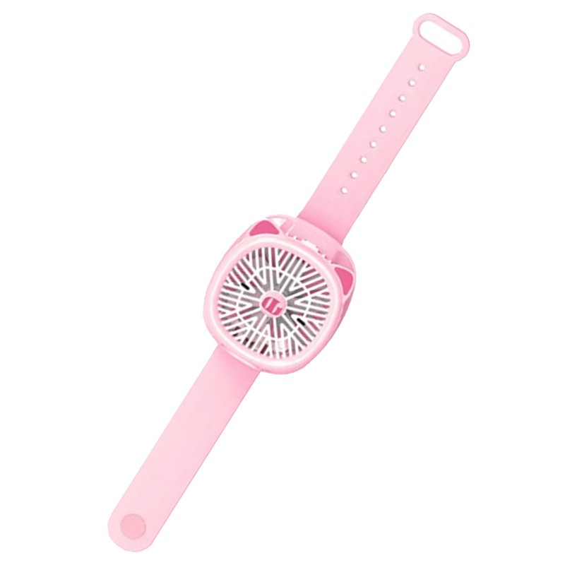 Mini Fan Watch USB Charging Rechargeable 3 Gear Portable Wrist