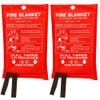 Aksipo Fire Blanket Fiberglass Fire Emergency Suppression Flame Retardant Blanket