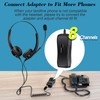 PChero Landline Telephone Headset with Mic, RJ9 Binaural Hands-free Noise