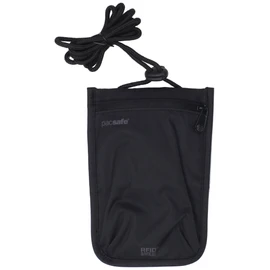 Pacsafe RFIDsafe 75 Anti-Theft RFID-Blocking Neck Pouch, Black