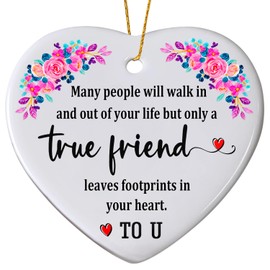 Friends Christmas Ornaments 2024, Best Friend, Friend Ornaments for Christmas Tree, Friend Ornaments for Women, Friendship Ornaments, Friend Gifts for Women Sister BFF Bestie