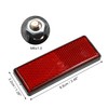 QUARKZMAN Universal Reflector 88 x 32 mm for Motorcycle Scooter