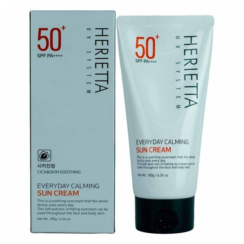 Fruitland Herrieta Everyday Calming Sunscreen 180g SPF50+ PA+ 4ea