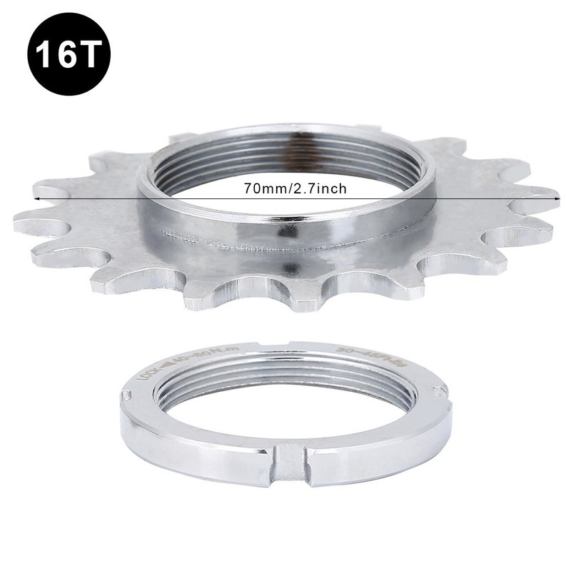 Bicycle Single Speed Sprocket Freewheel 13T 14T 15T 16T Fixed