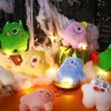 Hungdao 12 Pcs Mini Plush Keychains - Cute Animal Designs