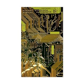 CafePress Circuit Board Rectangle Bumper Sticker Car Decal