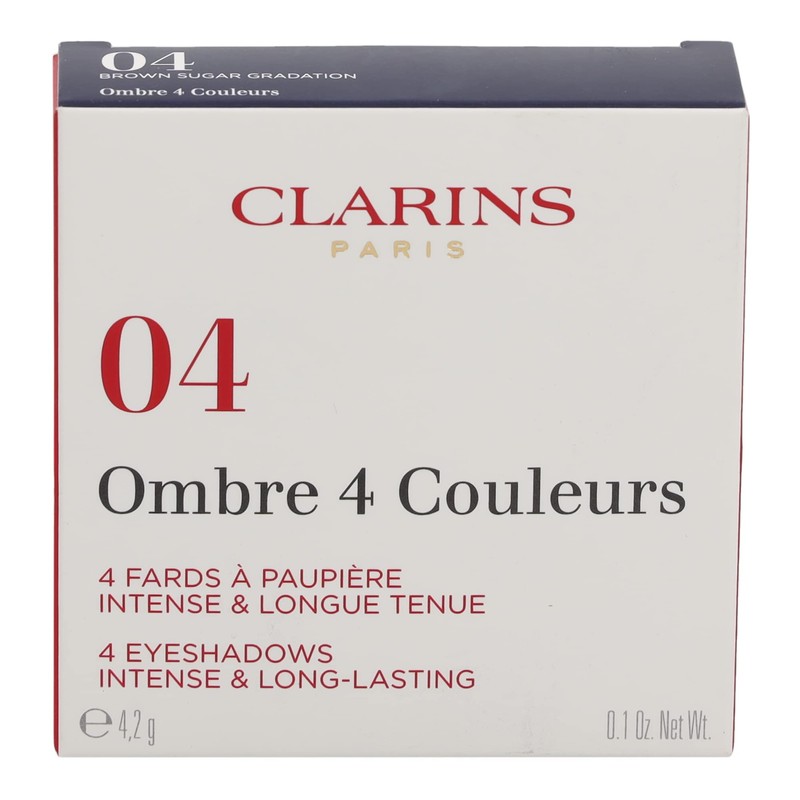 Clarins Ombre 4 Colour Eyeshadow Palette 04 Brown Sugar Gradation