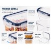 1.6L BPA-Free Plastic Airtight Food Storage Containers with Lids, Dishwasher