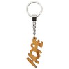 Masterartikel Laser Cut Olive Wood Key Ring, Hope Dark