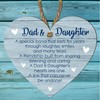 Laser Cut Father's Day Heart Plaque - Celebrate Dad &