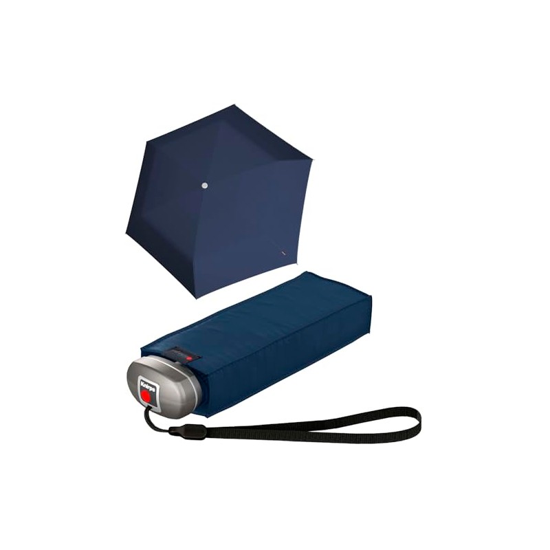 Knirps Travel Pocket Umbrella, dark blue, Modern