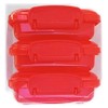 NADOBA Mini Lock-Top Snack Containers set of 6 colors may