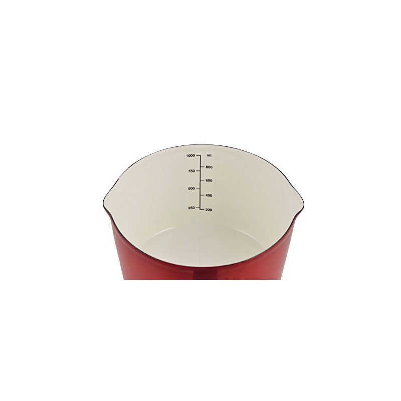 Pearl Metal Petite Cook Enamel Milk Pan, 5.9 inches (15