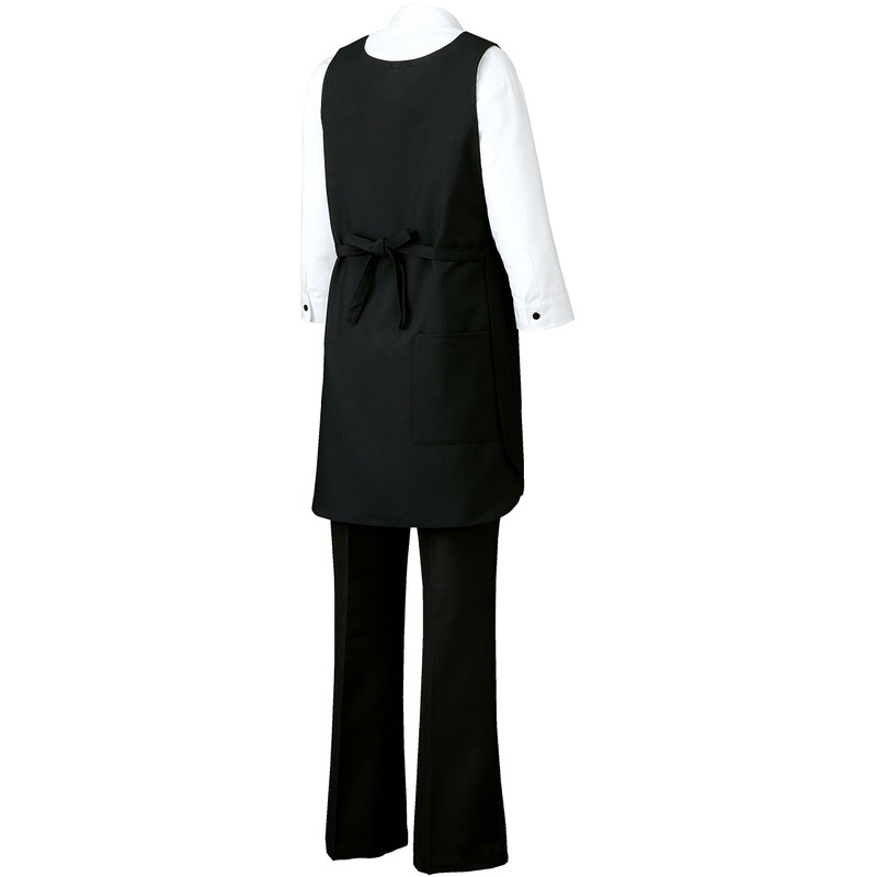 Albe T6880 Women's Work Clothes for Food and Service, Black