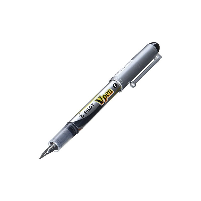 パイロット 細字 使い捨て万年筆 ブラックインク (SVP-20NS-B)
