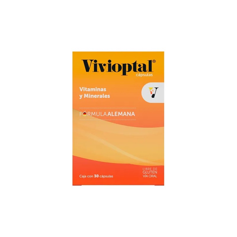 Vivioptal Vitaminas Y Minerales 30 Cápsulas