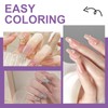 EODCI Gel Nail Tips Tapered Square Nails, 240Pcs Pre Shaped
