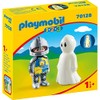 PLAYMOBIL 70128 1.2.3 Knight with Ghost, from 18 Months