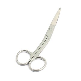 OdontoMed2011 Knowles Bandage Scissors, Angled Shank, 5.5" German Grade, Doctor Tools, Nurse Accessories 5 1/2 inch