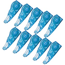 Plus Correction Tape Whiter MR Replacement Tape, 0.2 inches (5 mm) x 2.4 ft (6 m), Blue, 10 Pieces, 43-929 x 10