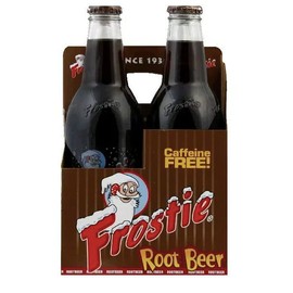 Frostie Soda 12 ounce Glass Bottles (Root Beer, 4)