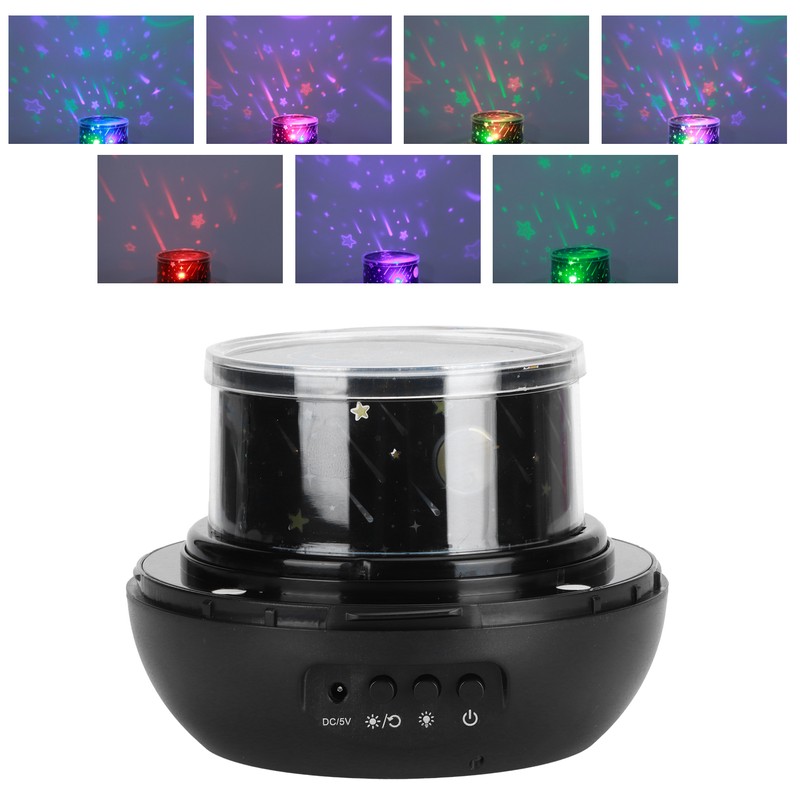 Star Projection Lamp USB Battery Dual Use Nightlight Kids Baby