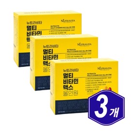 One pack for middle-aged people, multivitamin mineral, Neutravita Multivitamin Max, all-in-one, 1900mg x 30 packs (3 packs) / 중장년 한팩 종합비타민 미네랄 뉴트라비타 멀티비타민맥스 올인원 1900mg x 30포 3개