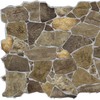 Dundee Deco Brown Faux Stone PVC 3D Wall Panel, 3.2