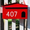 Number Stencils 4 inch Curb, 20PCS 0-9 Address Curb Stencil