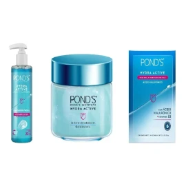 Nivea Kit Pond's: Gel, Limpiador Y Mascarilla Acido Hialuronico.