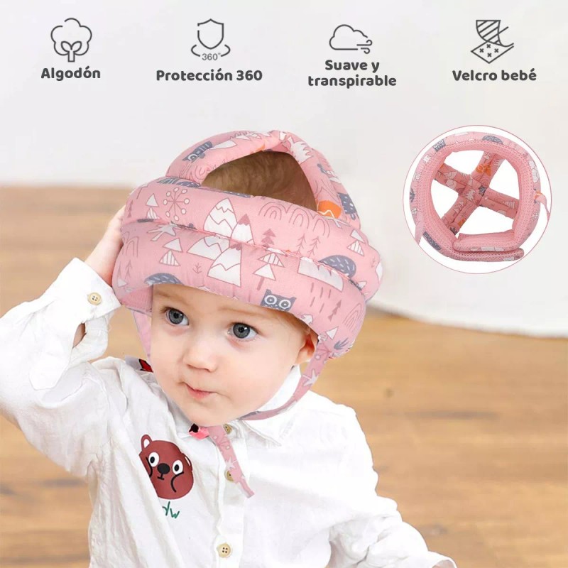 Wskik Cascos Para Bebes Antigolpes Seguridad Bebes + Rodilleras